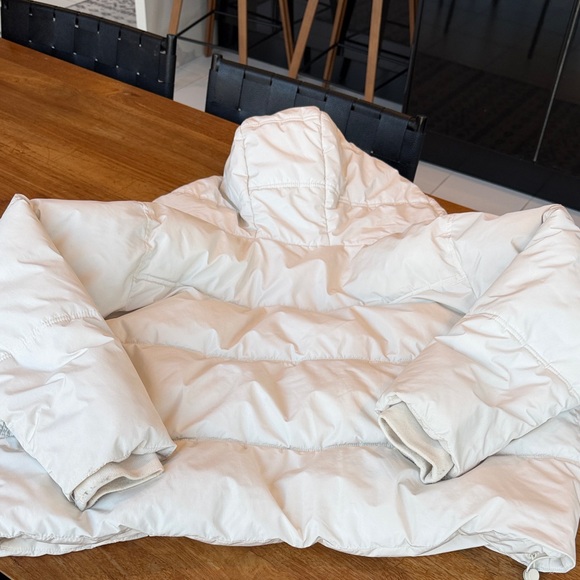 Zara Off-White PUFFER Quilted Jacket - Picture 8 of 8